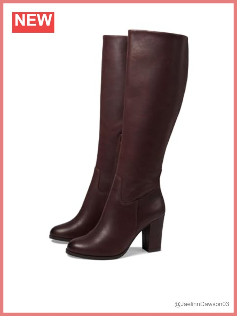 NYDJ Sabastin Tall Boots Knee High Waxed Calf Leather